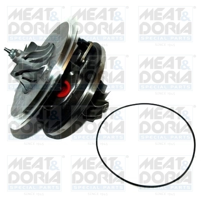 Core assembly, turbocharger